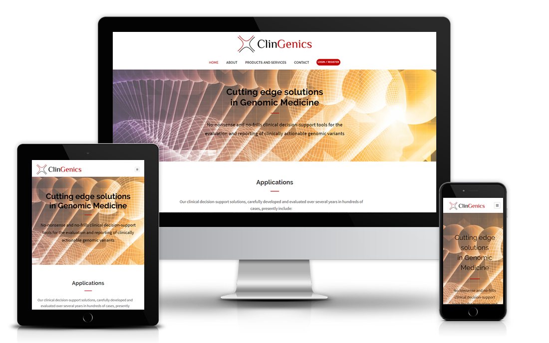Clingenics Responsive WordPress Website